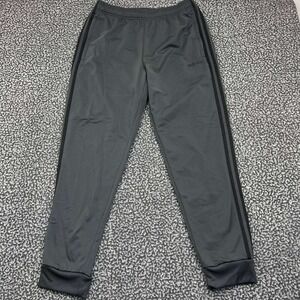 Adidas Sweatpants Men Large Gray Black Drawstring Pocket Outdoor 32x30